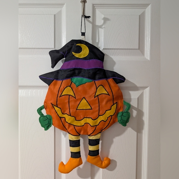 NCE 2003 Halloween Jack O'Lantern with Witch Hat Hanging Decorations - 22 inches - Picture 6 of 10